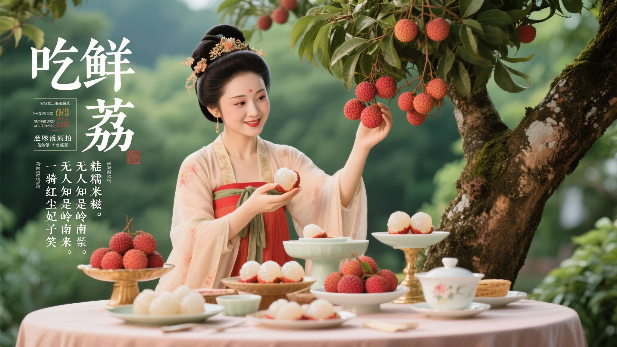 杨贵妃吃荔枝的故事视频